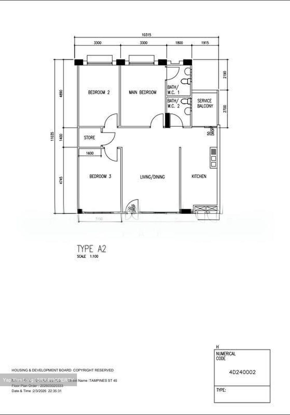 Blk 497G Tampines Street 45 (Tampines), HDB 4 Rooms #530814621